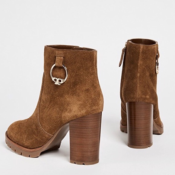 NWT Tory Burch Sophia 85mm Lug Sole Booties - Picture 2 of 8